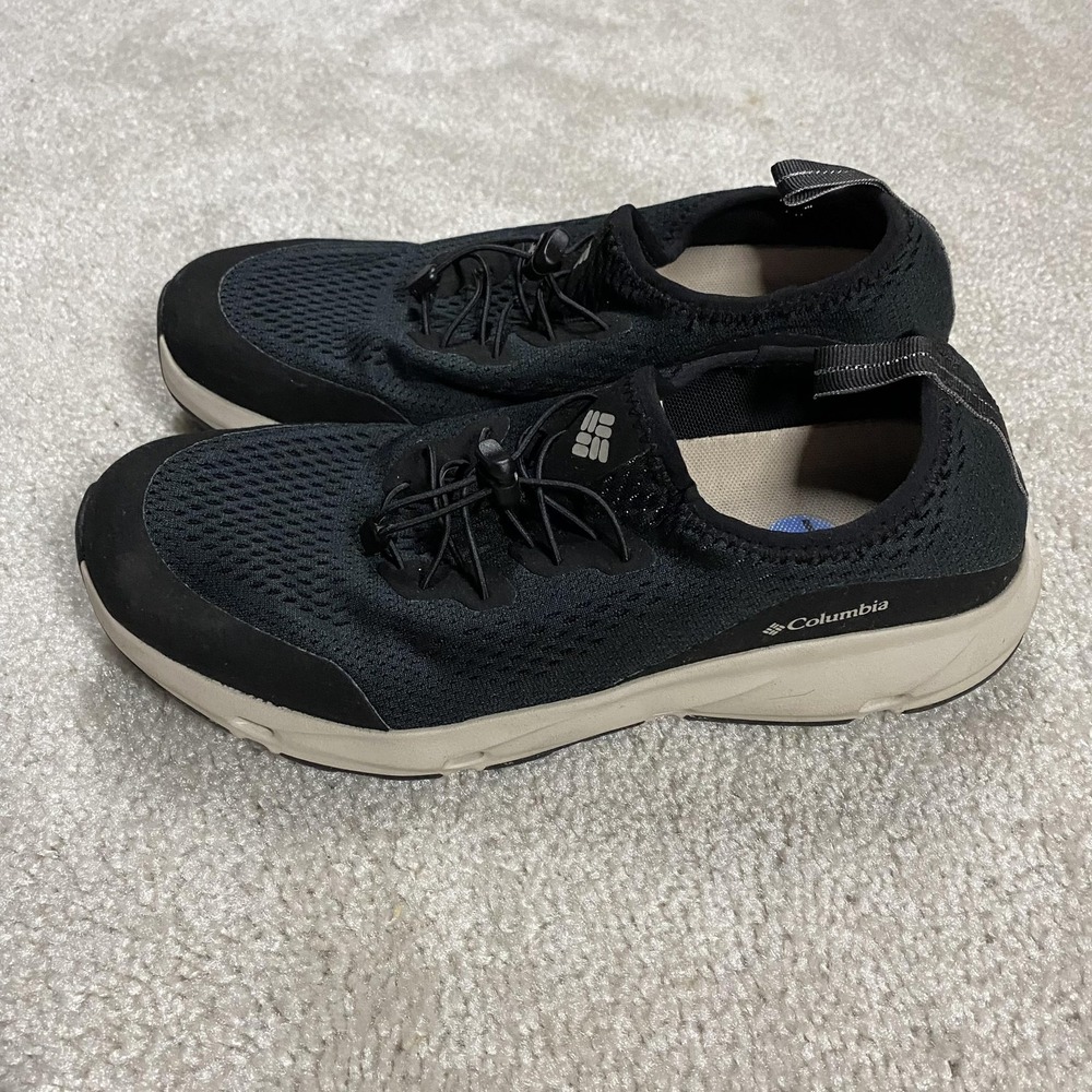 Columbia Water Shoes Womens Size 7.5 Black Mesh Hiking Sneakers BL0091-010